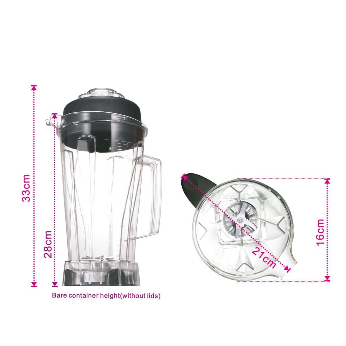 Foodmixer/ Standmixer - 2 Liter - 1500 Watt