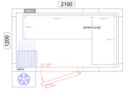 Regalset Aluminium - L-Form - Bautiefe: 460 mm