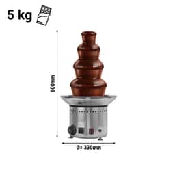 Schokoladenbrunnen - 4 Etagen- Höhe 60 cm