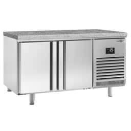 Bäckereikühltisch Premium PLUS - 1618x800mm - mit Durchreiche & Granitarbeitsplatte