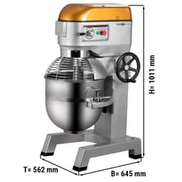 Planetenrührmaschine - 40 Liter - 1,31 kW - inkl. 3 Rühraufsätze