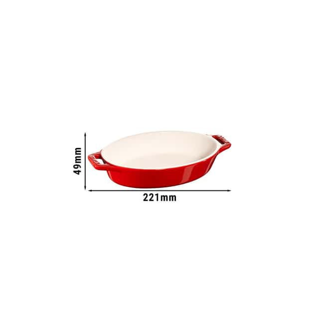 STAUB | CERAMIQUE - Auflaufform - 170mm - Keramik - Kirsch-Rot