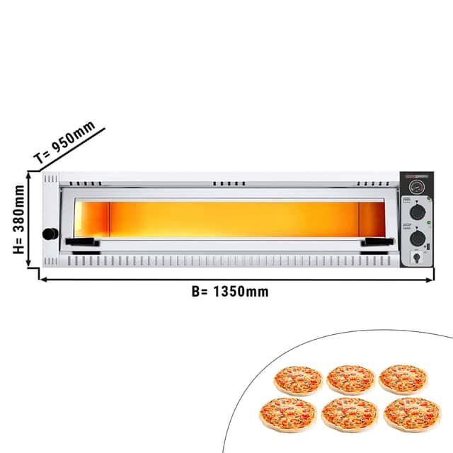 Elektro Pizzaofen - 6x 34cm - Manuell