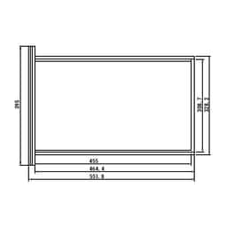 Schubladenblock PREMIUM - 3 Schubladen - Unterbaumodul 400x560mm - für ATK 600mm tief