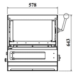 Tisch-Brotschneidemaschine - Scheibendicke 10mm - 370 Watt