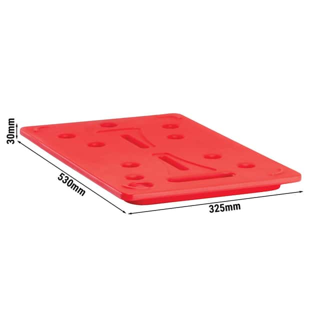 CAMBRO | CAMWARMER - Wärmeplatte passend für alle CAM GOBOXEN® GN 1/1 - Rot