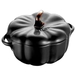 STAUB | CERAMIQUE - Cocotte Set- 4-tlg - Form Kürbis - Ø 150mm - Keramik - Schwarz