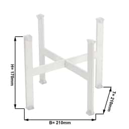 Buffet stand - height: 17 cm White