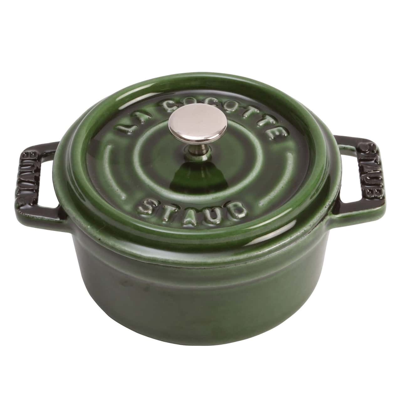 STAUB | LA COCOTTE - Mini Cocotte - Ø 100mm - Gusseisen - Basilikum-Grün