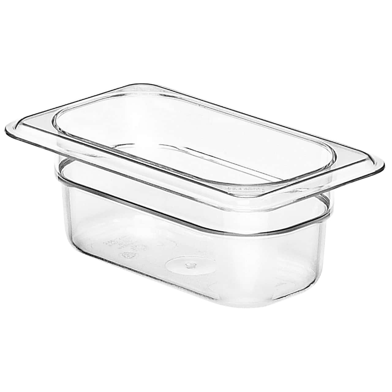 (6 Stück) CAMBRO | CAMWEAR® -  Polycarbonat GN-Behälter 1/9 - Clear - Tiefe 65 mm