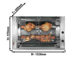 Elektro Lamm- & Spanferkelgrill - 13,2kW - mit 2 Spießen