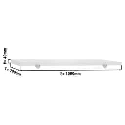 Schneideplatte für Arbeitstisch - 1000x700mm - Weiß