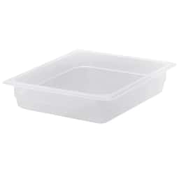 (6 Stück) CAMBRO | CAMWEAR® -  Polypropylen GN-Behälter 1/2 - milchig - Tiefe 65 mm