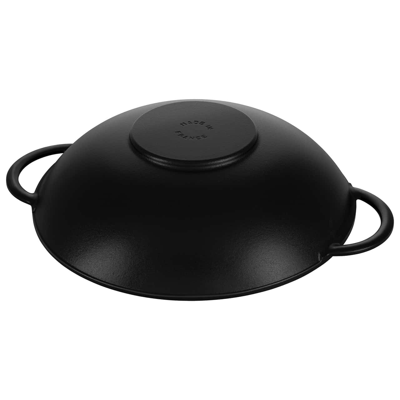 STAUB | SPECIALITIES - Wok mit Glasdeckel - Ø 370mm - Gusseisen - Schwarz