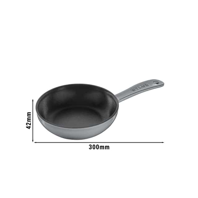 STAUB | PANS - Bratpfanne - Ø 160mm - Gusseisen - Graphit-Grau