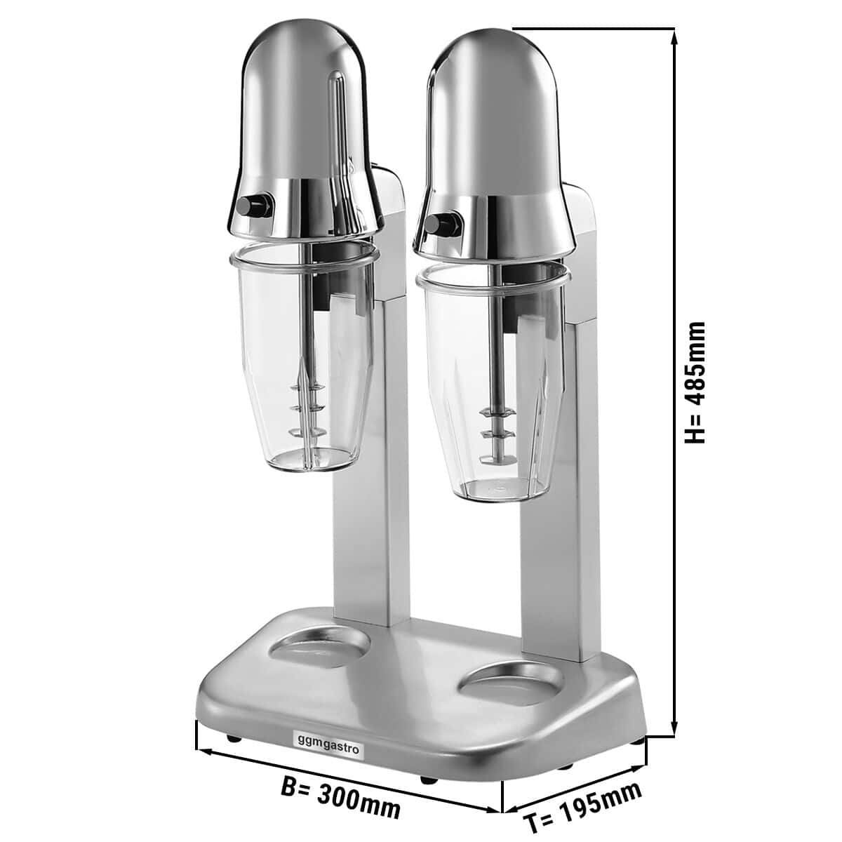 PREMIUM spindle mixer - with 2 mixers - 2x550ml - 2x100 watts