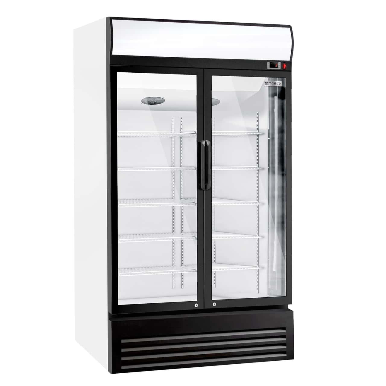 Getränkekühlschrank - 880 Liter - 2 Glastüren & Werbedisplay