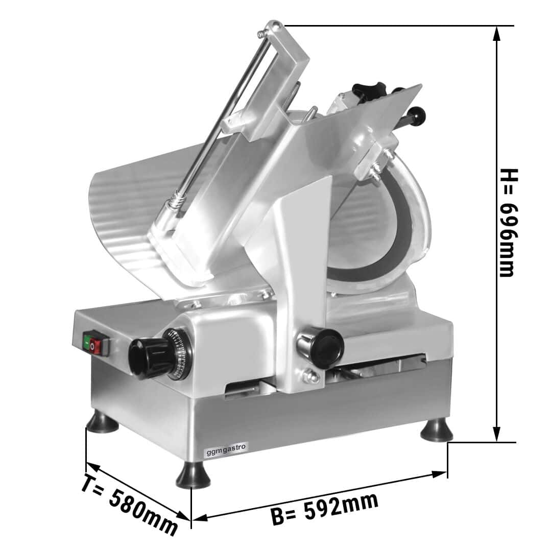 Automatische Aufschnittmaschine - 550 Watt - Messer: Ø 300mm