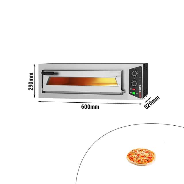 Elektro Pizzaofen - 1x 35cm - Manuell