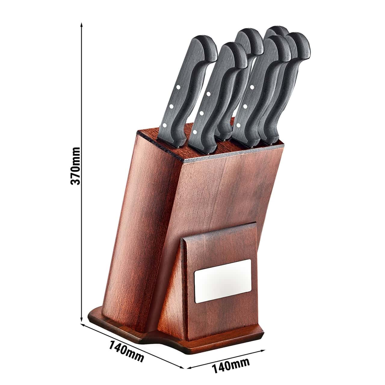 Messerblock mit Messer 8 Teilig