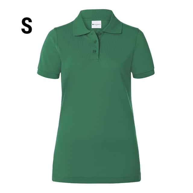 KARLOWSKY | Damen Workwear Poloshirt Basic - Waldgrün - Größe: S