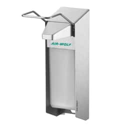 AIR-WOLF | Seifen- & Desinfektionsspender mit Bedienhebel - 1000ml - Edelstahl