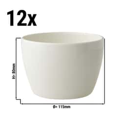 (12 pieces) LUX - Maastricht bowl - 45 cl - Ø 11.5 cm - Ivory