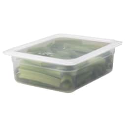 (6 Stück) CAMBRO | CAMWEAR® -  Polypropylen GN-Deckel 1/2 - luftdicht - milchig