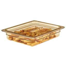 (6 Stück) CAMBRO | H-PAN™ -  Hitzebeständige GN-Flachdeckel 1/2 - mit Griff - Bernstein