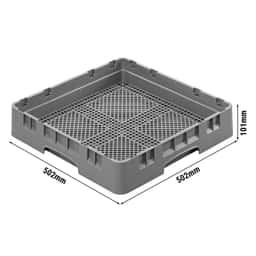 CAMBRO | CAMRACK® - Besteckspülkorb 1/1 - 500x500mm - Grau