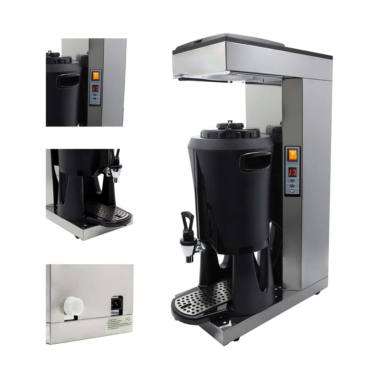 Filterkaffeemaschine - 2,5 Liter - 2,2 kW - mit Thermokinetik & automatischer Wasserbefüllung