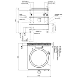 Elektro Kochkessel - 100 Liter - 16 kW - Indirekte Beheizung