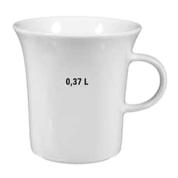 (6 pieces) Seltmann Weiden - Milk Coffee Cup Goblet - 0,37 Liter