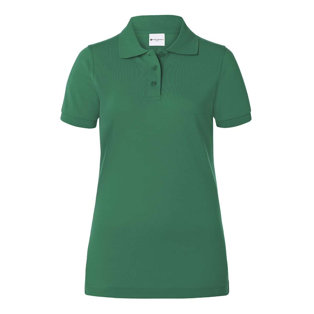 KARLOWSKY | Damen Workwear Poloshirt Basic - Waldgrün - Größe: XL