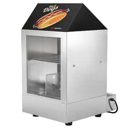 Hot Dog Steamer / Würstchen Warmhalte Vitrine - 1,2 kW