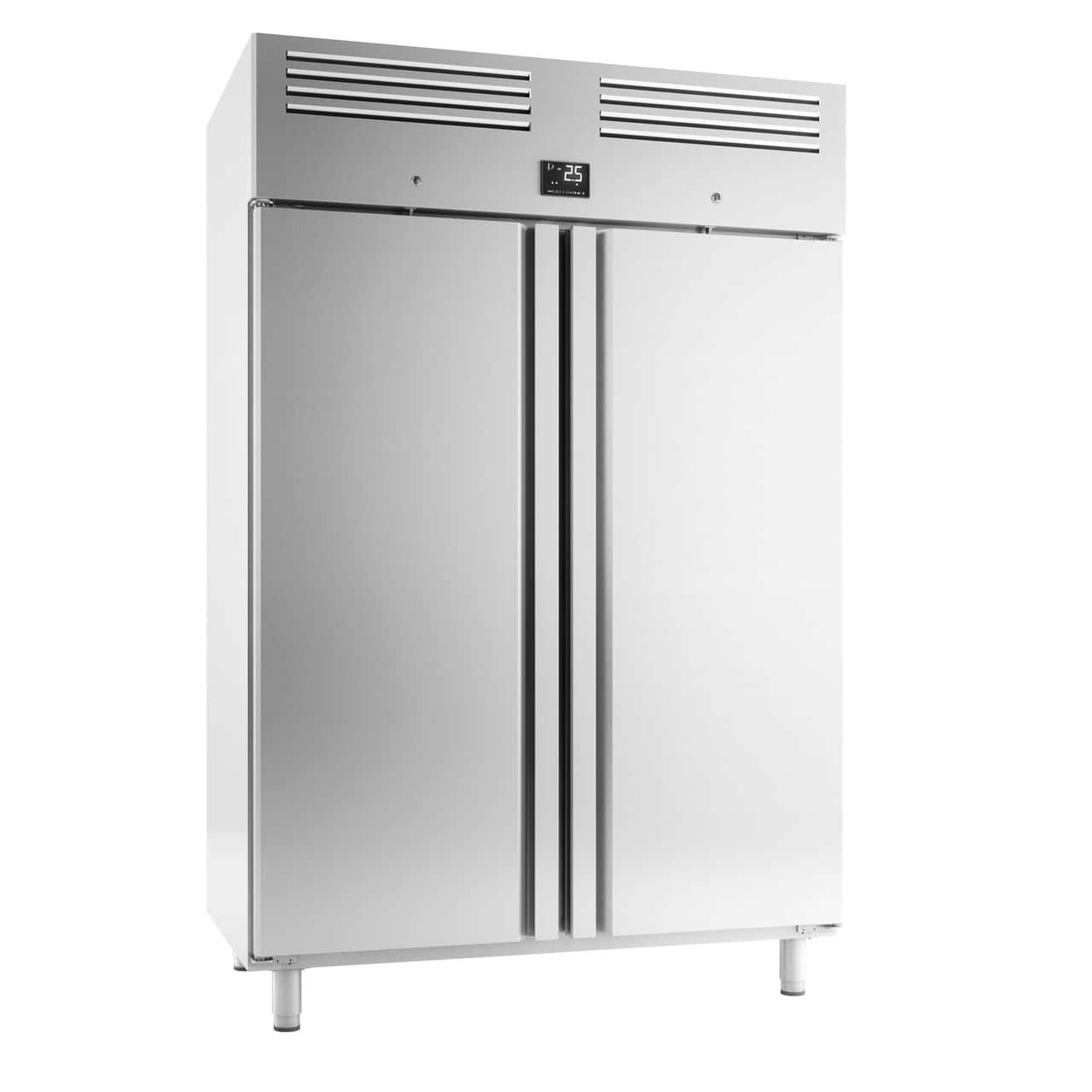 Bäckerei-Tiefkühlschrank Edelstahl PREMIUM PLUS - EN 60x40 - 1240 Liter - mit 2 Türen