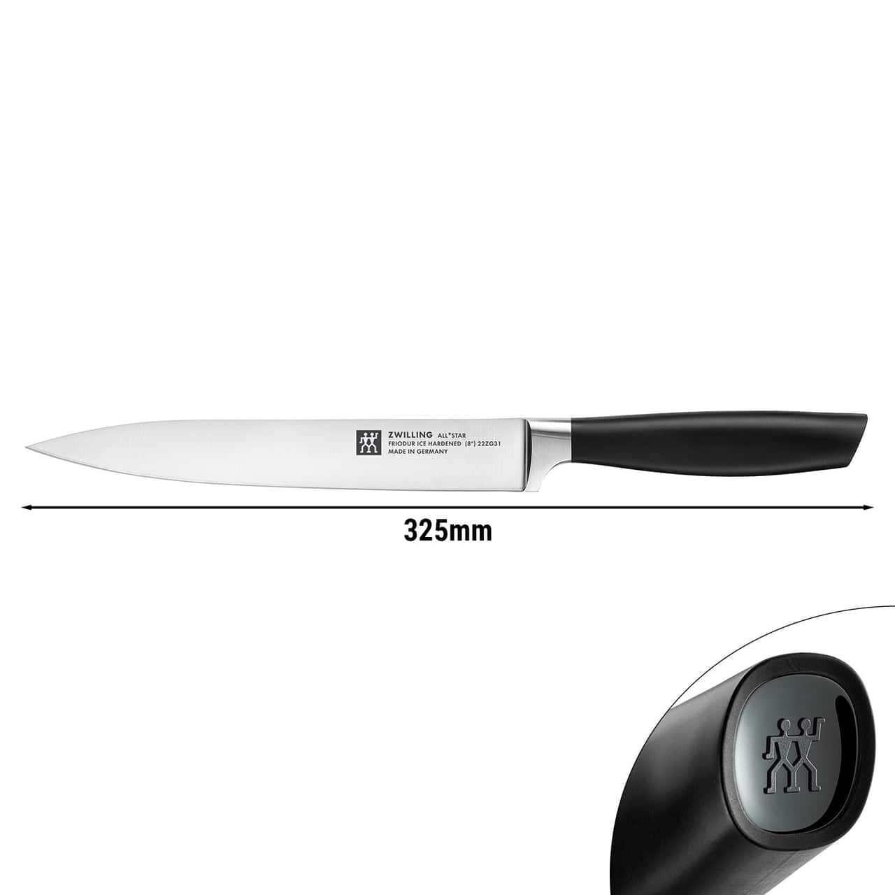 ZWILLING | ALL * STAR - Nůž na maso - čepel: 200mm - černý