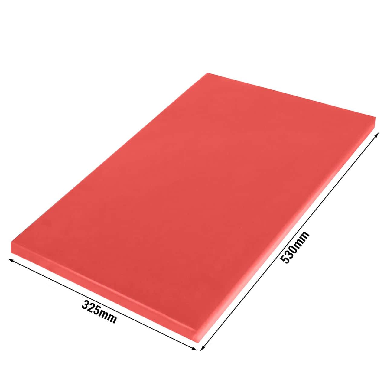 Schneidebrett - 325x530mm - Dicke 20mm - Rot