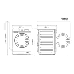 ELECTROLUX | myPRO WE170P - Smartprofessionelle Waschmaschine - 8kg - mit Laugenpumpe