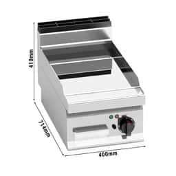 Elektrický gril - hladký - s lesklým povrchem (4,8 kW)