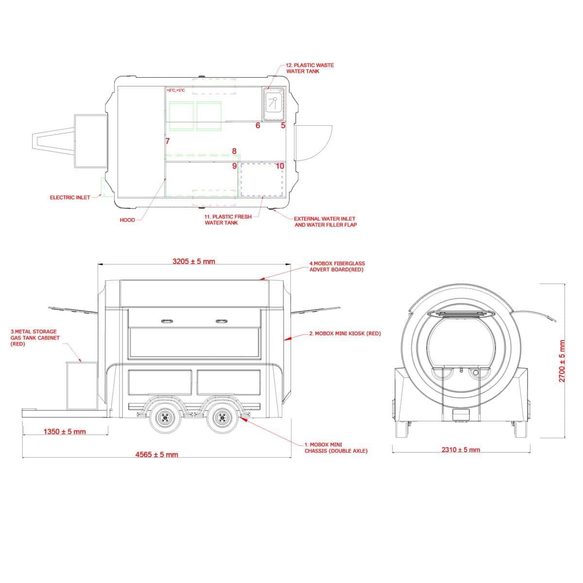 Mobile Kitchen by GGM - Thema: Döner / Grundausstattung