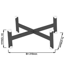 Buffet stand - height: 120 mm Black