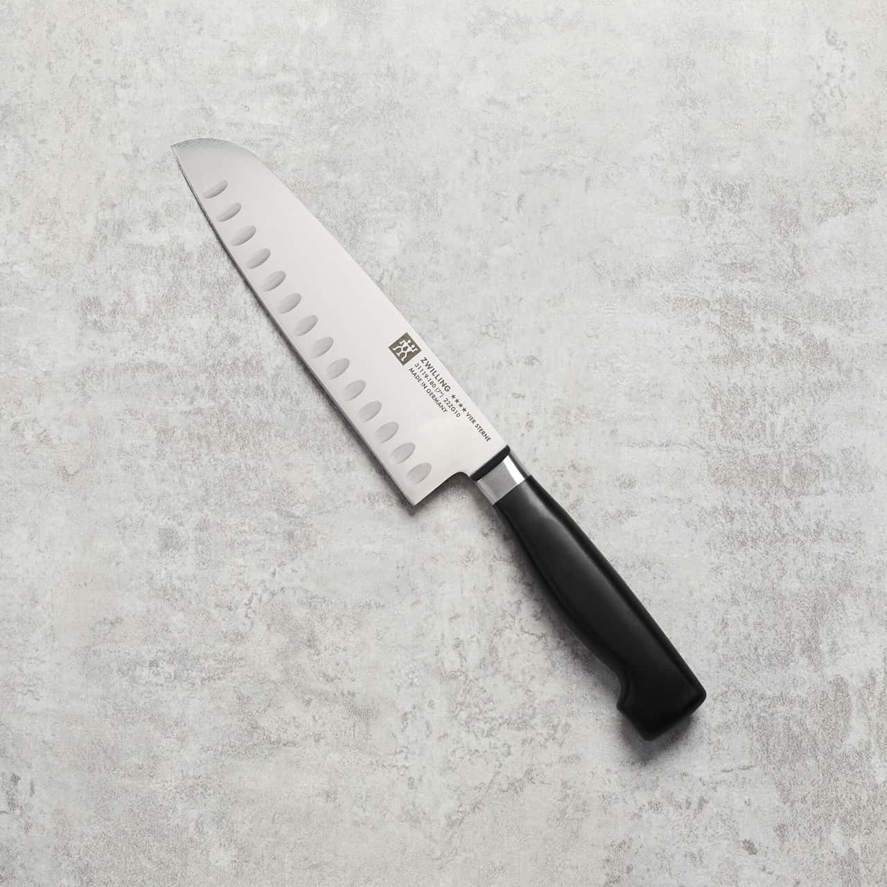 ZWILLING | VIER STERNE - Santoku s výbrusem - 180mm