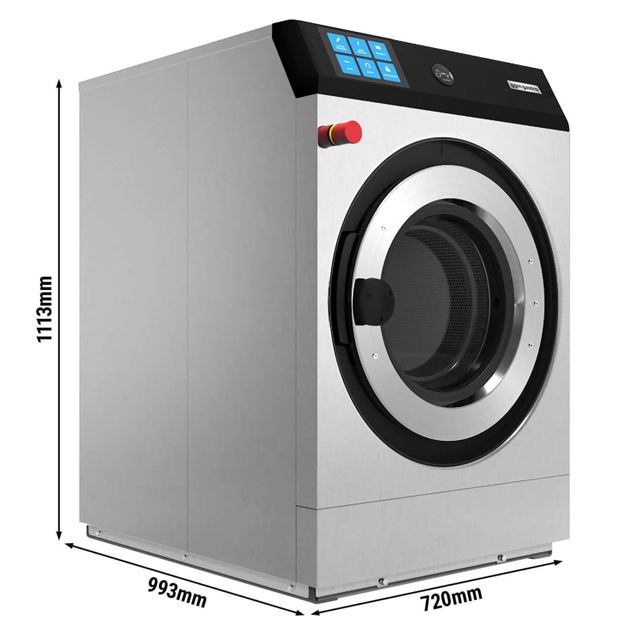 Elektro Waschmaschine - 11 kg - 1000 Touren - Touch