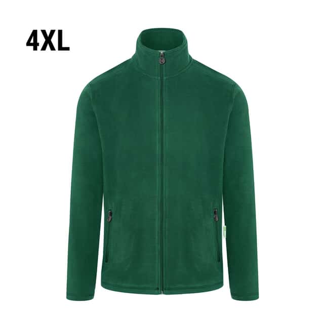 KARLOWSKY | Herren Workwear Fleecejacke Warm-Up - Waldgrün - Größe: 4XL