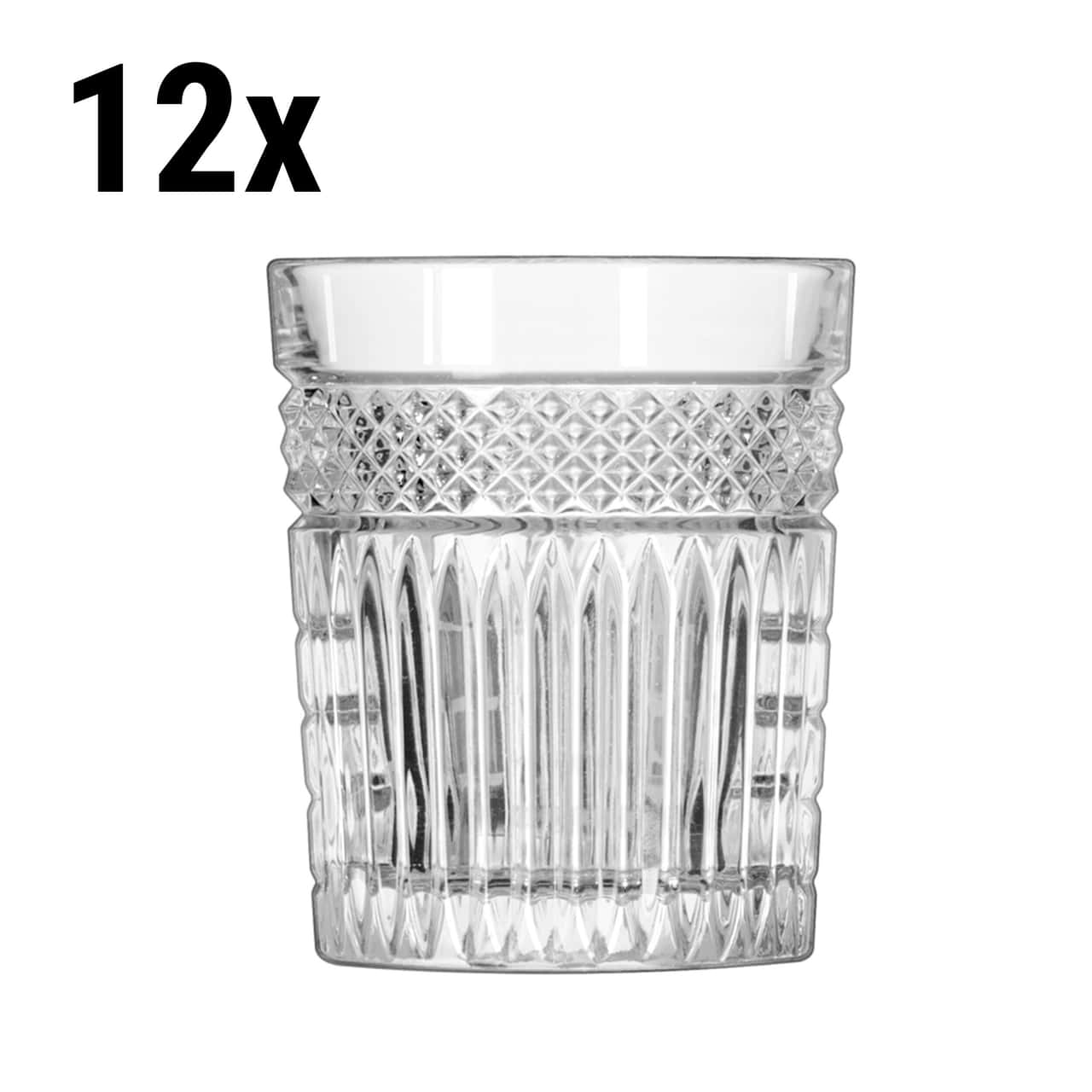 (12 Kusů) RADIANT - Univerzální sklenice - 350 ml- transparentní