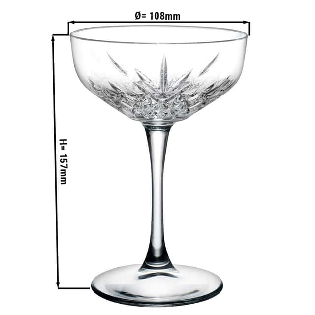 (12 Stück) Cocktailglas - TIMELESS - 270 ml