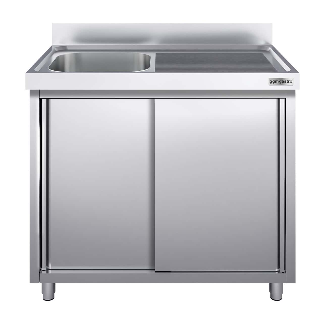 Spülschrank PREMIUM - 1200x600mm - mit 1 Becken links