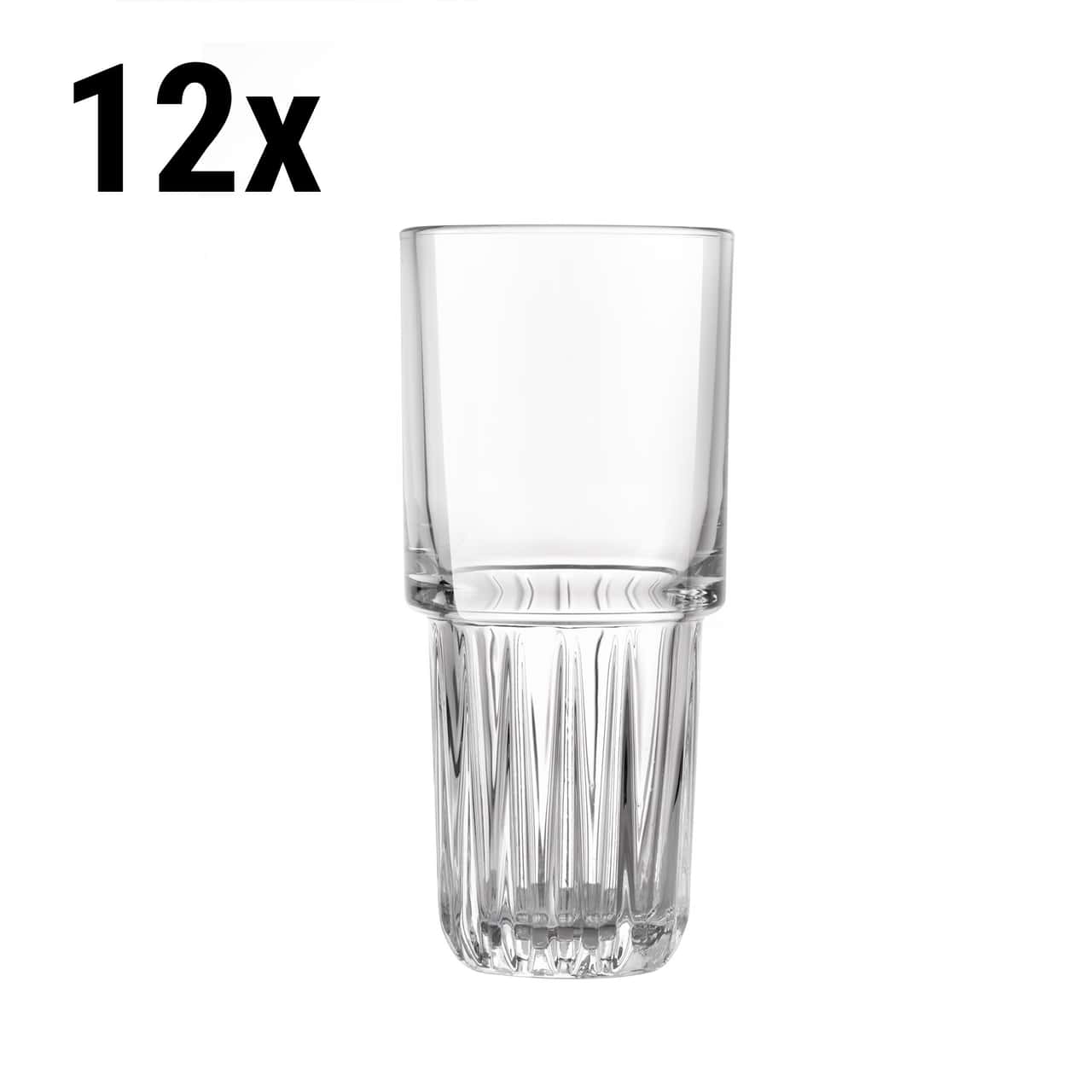 (12 Kusů) Sklenice na longdrink - EVEREST - 296 ml - transparentní