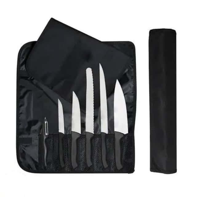 Messer-Set Ecco Chef mit Rolltasche - 6-teilig